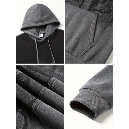 Jesus Christ Style Hoodies and Sweatpants Autumn Winter Daily Casual Sporty Jogging Suit Cross Tracksuit High Quality Men's Set