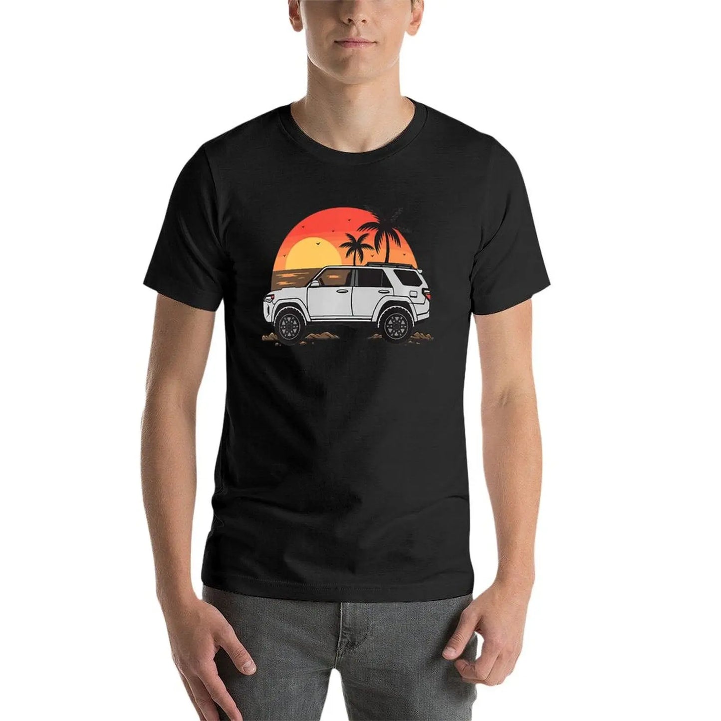 4Runner Nation Hawaii Yotas Crew T-Shirt boys whites funnys summer top heavy weight t shirts for men