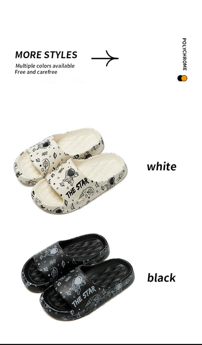 Slippers FOR WOMEN'S Summer Outdoor Wear, New Indoor Home, Bathroom, Shower, Non Slip, Household Slippers for Men Zyt2411