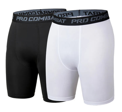 Men's Sports Leggings, Bottoming Shorts, Quick-drying Stretch Fitness, Running, Track and Field, Basketball Training, Compressio