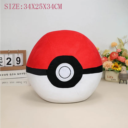 Big Size Pokemon Plush Cushion Ultra Ball Master Ball Poke Ball Pillow Pokeball Cushion Pocket Monster Doll Bedroom