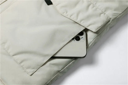 New Winter Down Jackets for Men Hoods and Fur Collars New High-quality Waterproof Windproof Down Coat for Men Women Warm Parkas