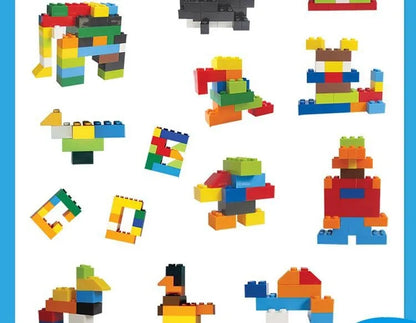 DIY creative building blocks big set city classic building blocks assemble birthday gift children's educational toys