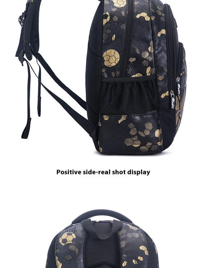 Football School Bags for Boys Shoulder Backpack Bagutte Children Spinal Protection Light Big Capacity Waterproof Backpack Kids