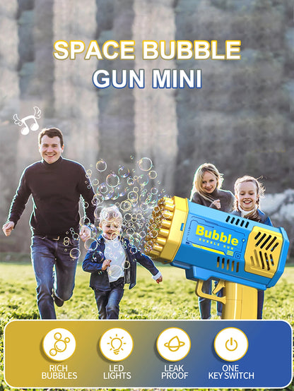 40 Hole CHILDREN'S Outdoor Toy Bubble Gun Electric Toy Blowing Bubbles (Without Bubble Water)