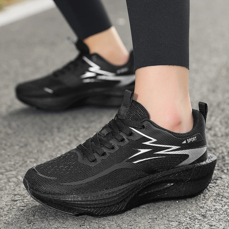 Marathon Sneakers Men Running Shoes Anti-slip Comfortable Racing Carbon Board Training Mesh Tennis Shoes Casual for Women 2026