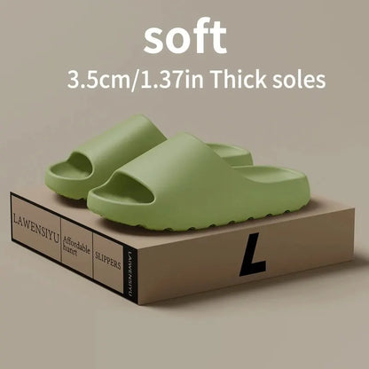 Coconut Slippers Feel like Stepping on Shit Thick-soled Sandals Summer New Non-slip Wearing Sandals（Shoebox not included）