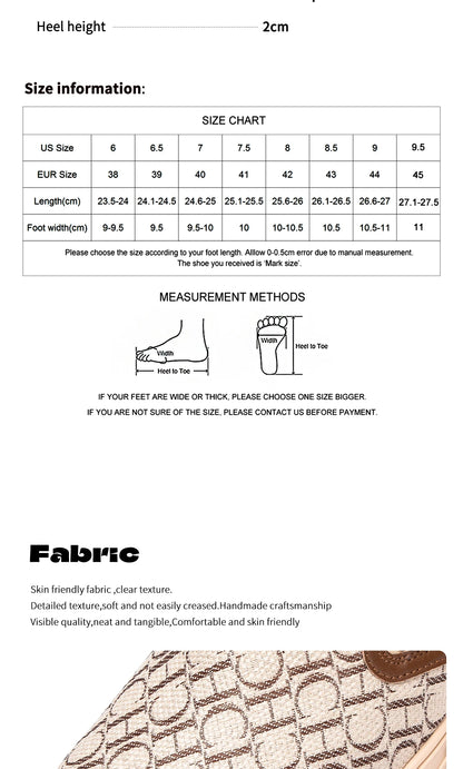 Shoes For Man Loafers Breathable cloth upperLeather elasticized adjustable mouthCH lettersLuxury brand men's shoes