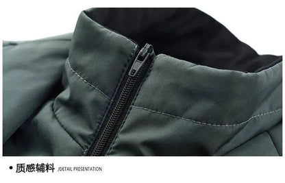 2025 High quality down jacket men winter business casual fashion handsome duck down medium long down jacket