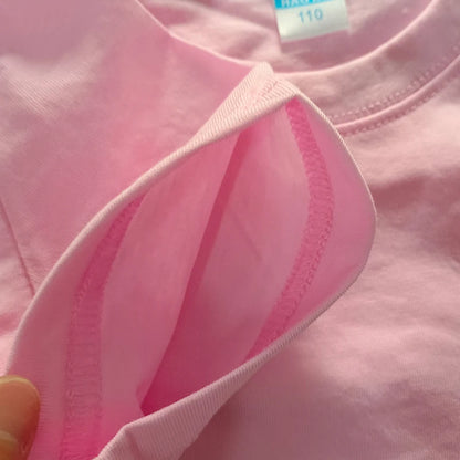 TESM Men Yellow Cotton T-Shirt Men Women Summer Streetwear Fashion Short Sleeve Couple Parent-Child Casual  Cotton Tee