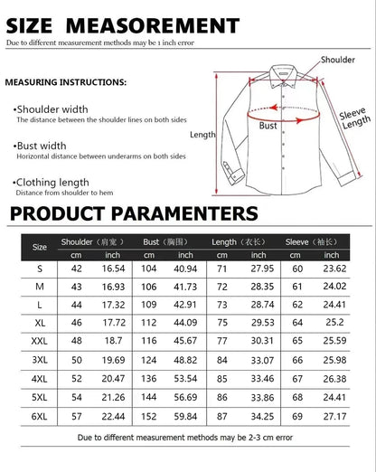 Men's long-sleeved shirt casual shirt fashion 2024 new 16 colors optional popular business oversized men's clothing