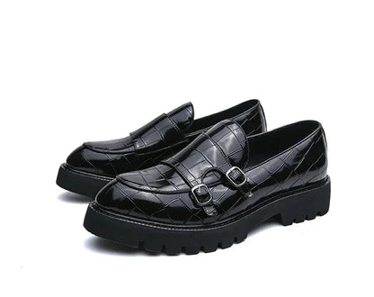 Men's Loafers Luxury Brand Leather Dress Shoes Breathable Slip-On Solid Formal Casual Shoes Handmade Designer Men Shoes Mocassin