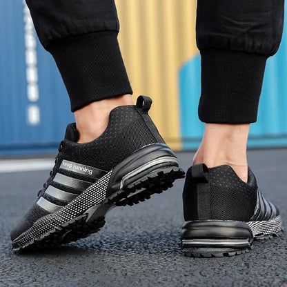 New men's women's flying mesh surface spring summer breathable casual sports shoes flat vulcanized couple running big size48