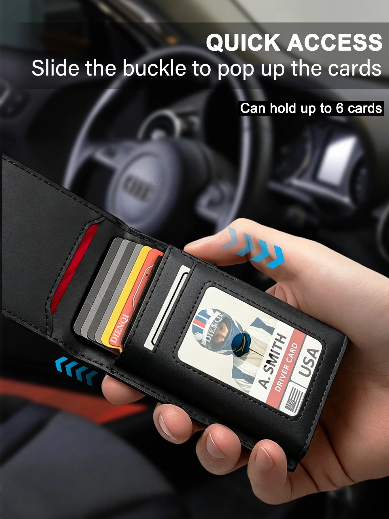 Luxury Brand Mens Wallets Money Bag RFID Bank Credit Card Holder Case Purse Carbon Fiber Leather Bifold Wallets for Men Carteras