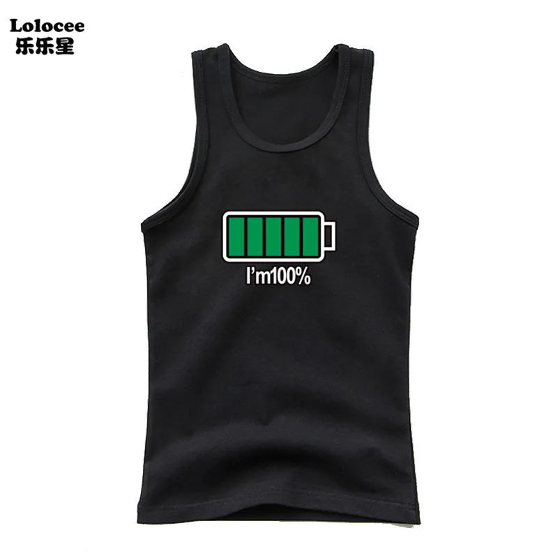 Boys Sleeveless Vest Kids Letter Print Summer 2025 Casual Tank Top Teenagers Singlet Children Camisoles Clothing