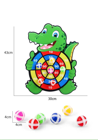 Child Educational Games Dart Board Baby Toy Stickey Ball Dart Indoor Sports Child Montessori Games for Children 3 to 7 Years