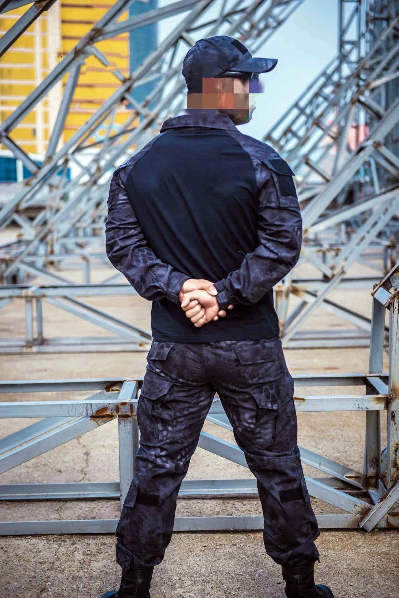 Men Tactical Suits Outdoor Paintball Clothing Uniform Shooting Combat Camouflage Shirts Cargo Knee Pads Pants