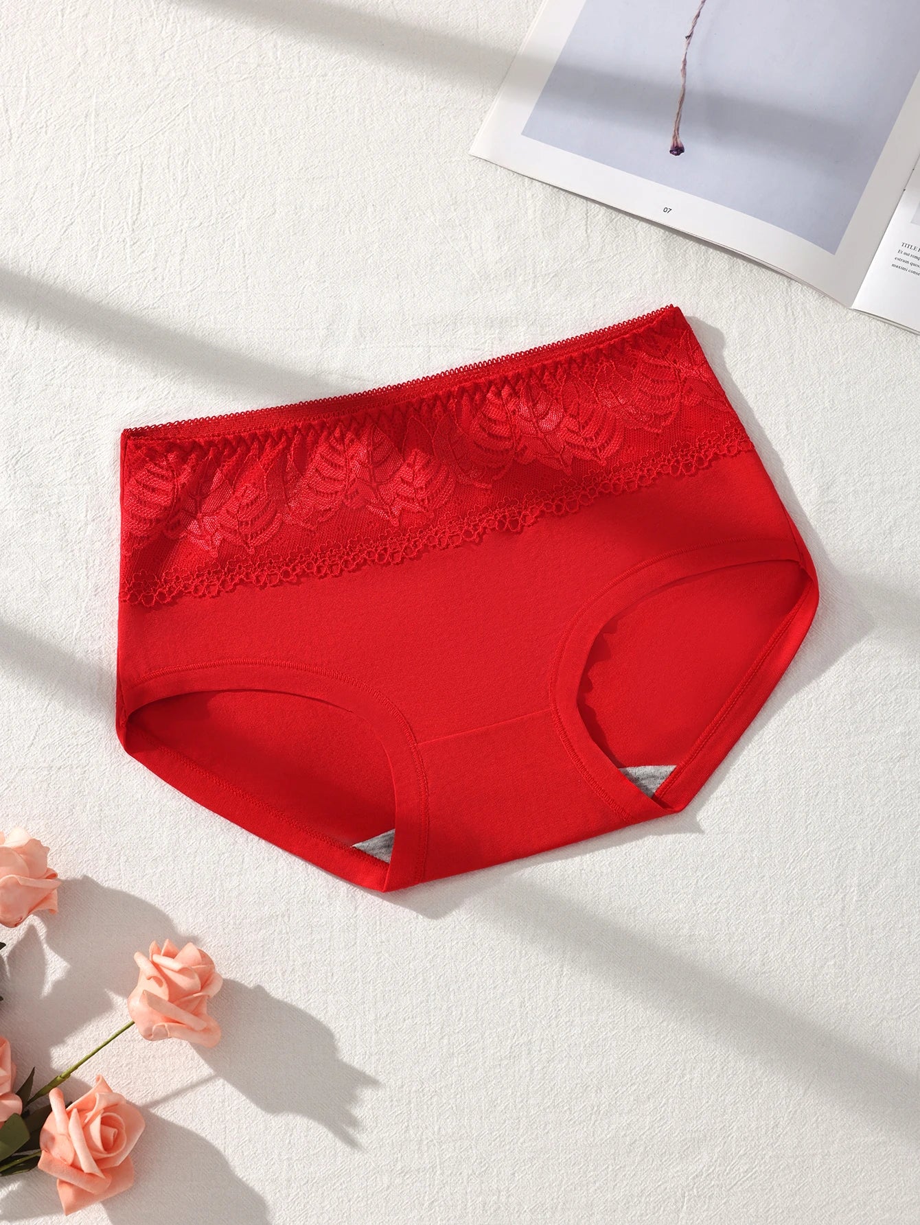 4Pcs Womens Cotton High Waist Underwear Antibacterial Tummy Control Butt Lifting Soft Breathable Oversized Briefs