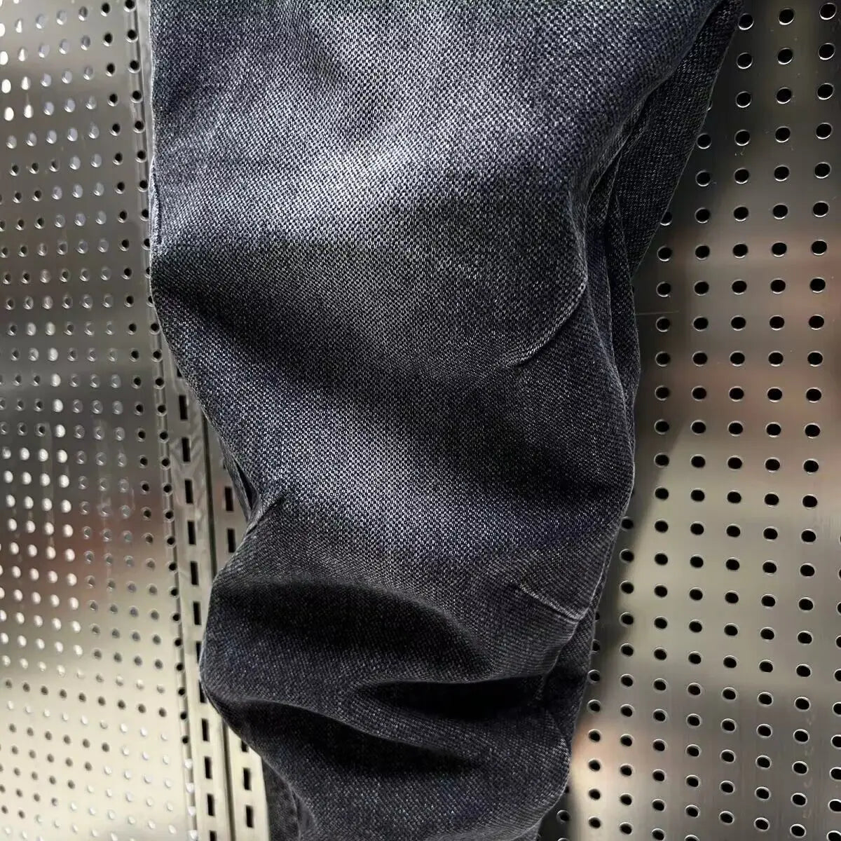 High Quality New 2024 Luxury Designer Casual Loose Drawstring Denim Jeans Men Full Length Wide Leg Streetwear Cowboy Harem Pants