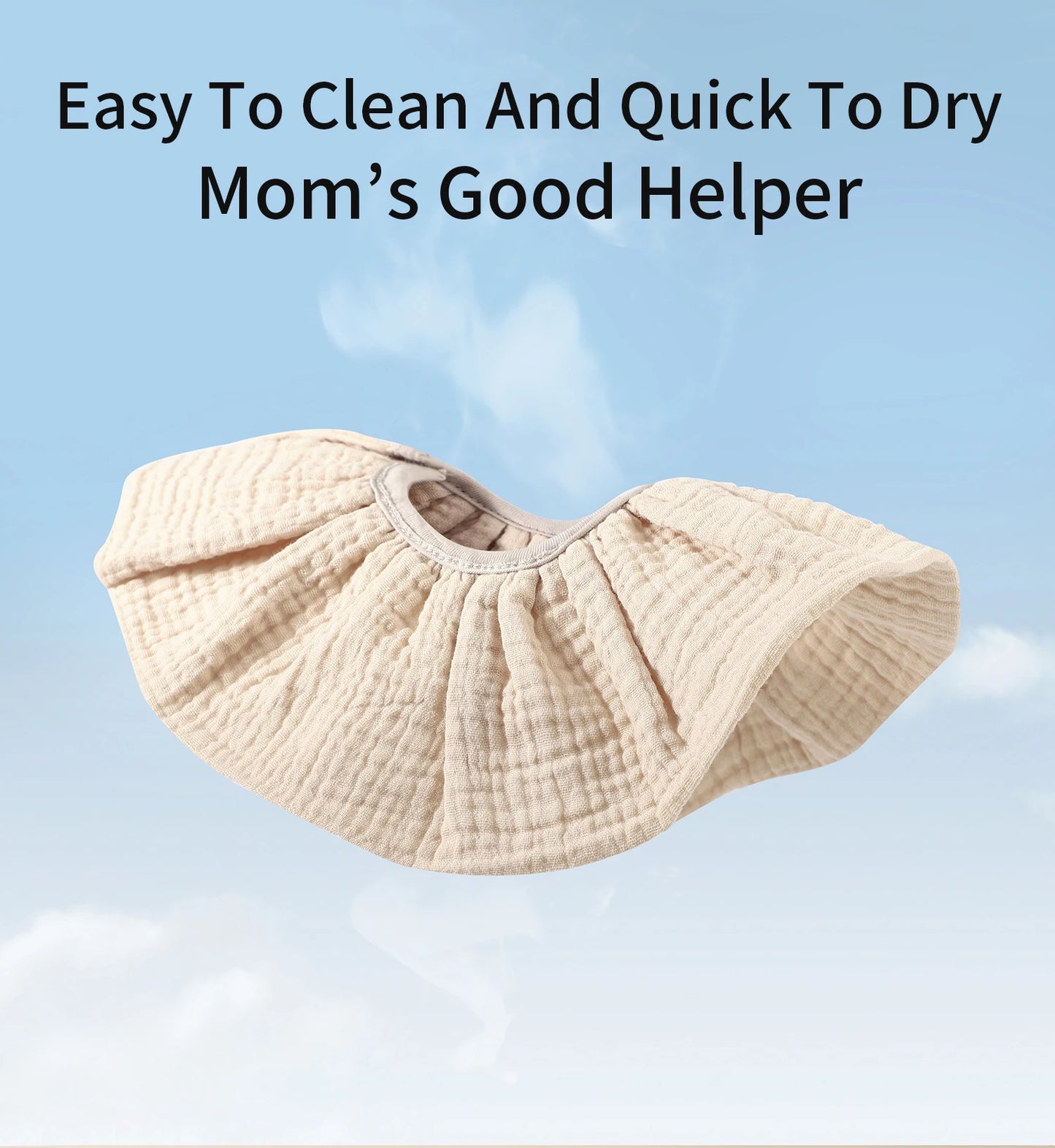 INSULAR 4 Layer Gauze Baby Bibs 100% Cotton Floral Burp Cloths Newborn Skin-friendly Absorbent Infant Towel Breathable 0-1Y