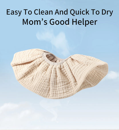 INSULAR 4 Layer Gauze Baby Bibs 100% Cotton Floral Burp Cloths Newborn Skin-friendly Absorbent Infant Towel Breathable 0-1Y