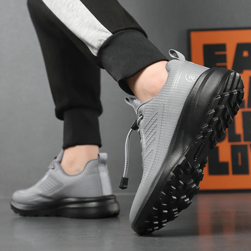 Men Sports Shoe Outsole Solid Colour Male Footwear Unisex Outdoor Sneakers Casual Man Shoes 2025 Winter New Fashion Anti Slip