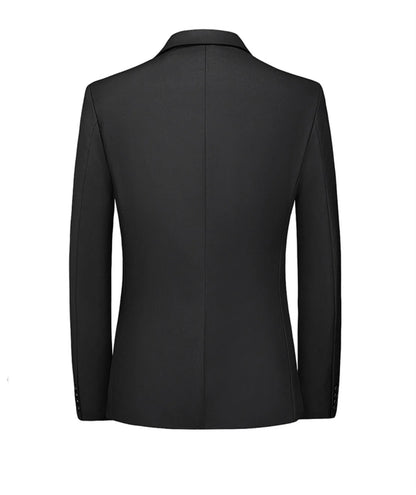 Suits Men Two Piece Sets Pant Set Blazer Turn Down Collar Full Sleeve Slim Fit Tight Waist Coat Long Pants Wedding Fabric Upgade