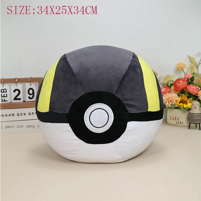 Big Size Pokemon Plush Cushion Ultra Ball Master Ball Poke Ball Pillow Pokeball Cushion Pocket Monster Doll Bedroom