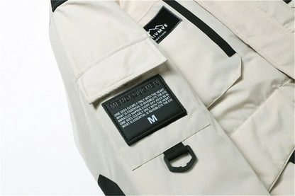 New Winter Down Jackets for Men Hoods and Fur Collars New High-quality Waterproof Windproof Down Coat for Men Women Warm Parkas