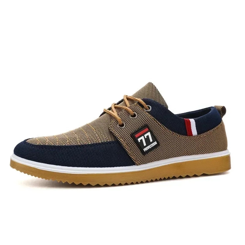 Men's Canvas Shoes, Soft Soled Driving Shoes, Men's Sports Shoes, Lightweight and Casual Men's Vulcanized Shoes, Large Size 47