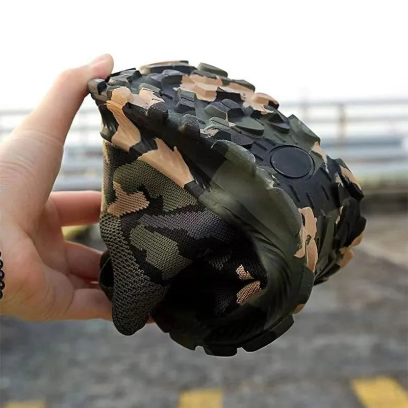 Fashion Camouflage Sports Shoes Men's Women's Non-slip Wear-resistant Breathable Outdoor Sports Lightweight Walking Shoes