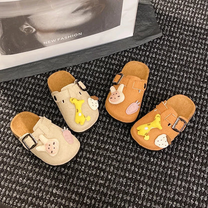 Kid's House Slippers 2025 New Cute Animal  Boy Child Slipper Non-slip Versatile Toddlers Girls Causal Flat Shoes Fashion Cartoon