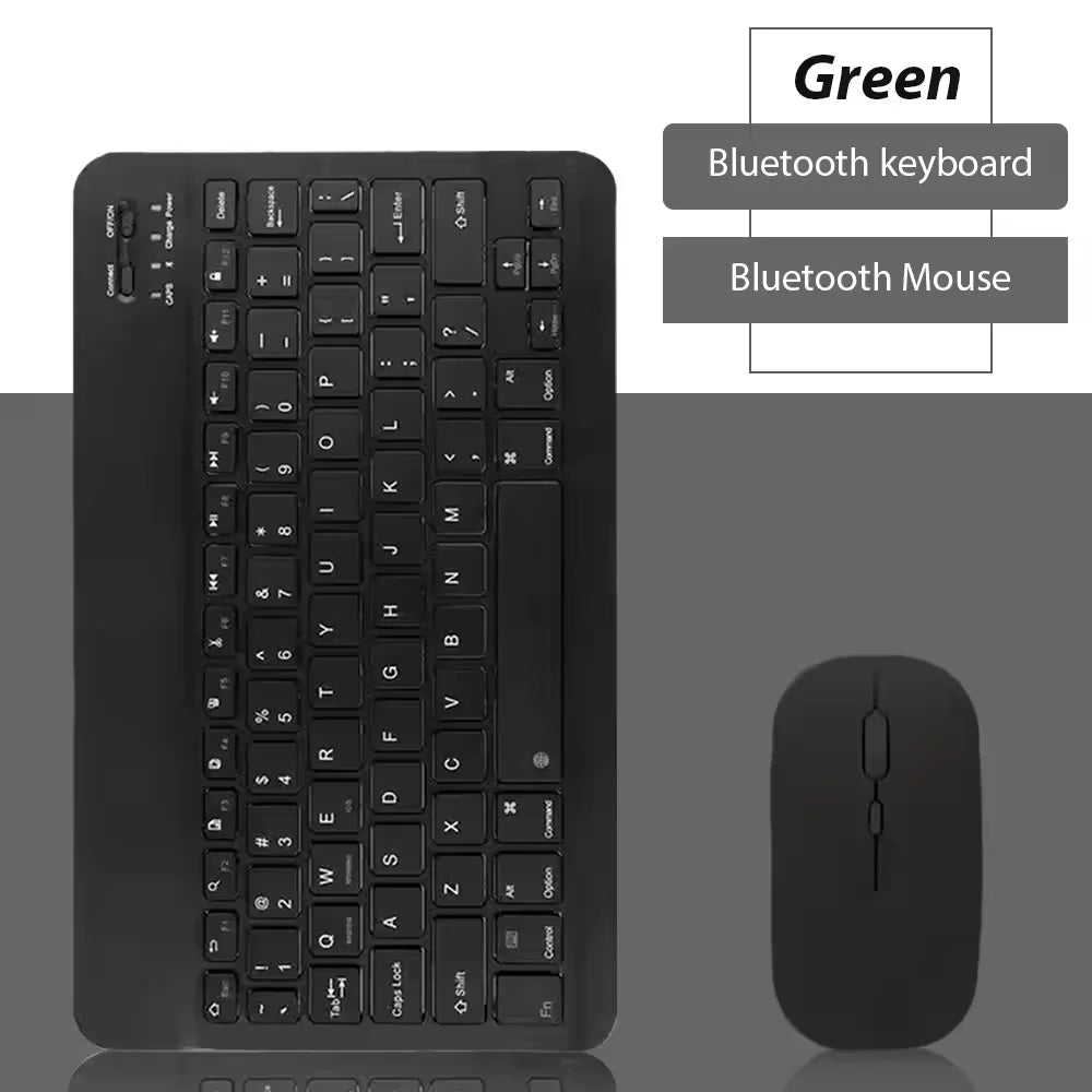 New 10-inch mobile phone pad universal wireless Bluetooth keyboard mouse mute control keyboard convenient mini  mouse keyboard