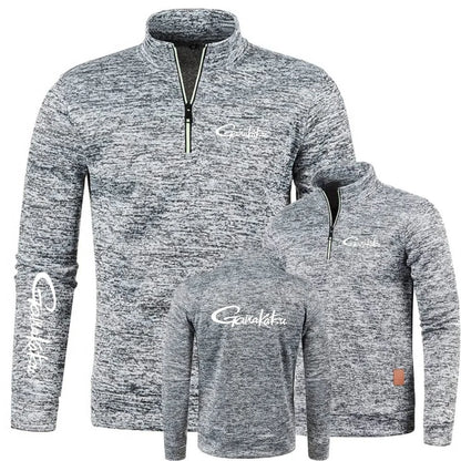 Sweatshirts Half Zipper Soft Fleece Turtleneck Sweater Gamakatsu Fishing Mens Pullover Jersey Casual Knit Sportwear Streetwear
