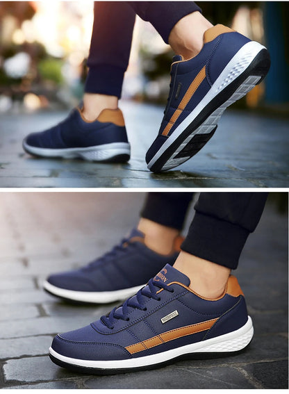 Men's fashionable casual shoes🥾,
Outdoor PU leather trend, 🙌
🍃light casual shoes and 🍃
☁️comfortable with laces, ☁️
Outdoor sports shoes🤾