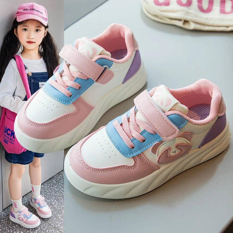 Kids' Sports Shoes Non-Slip Boys Girls Casual Shoes Sneakers Soft Sole 2025 New Children  Running Shoes Cute  Panda Comfortable