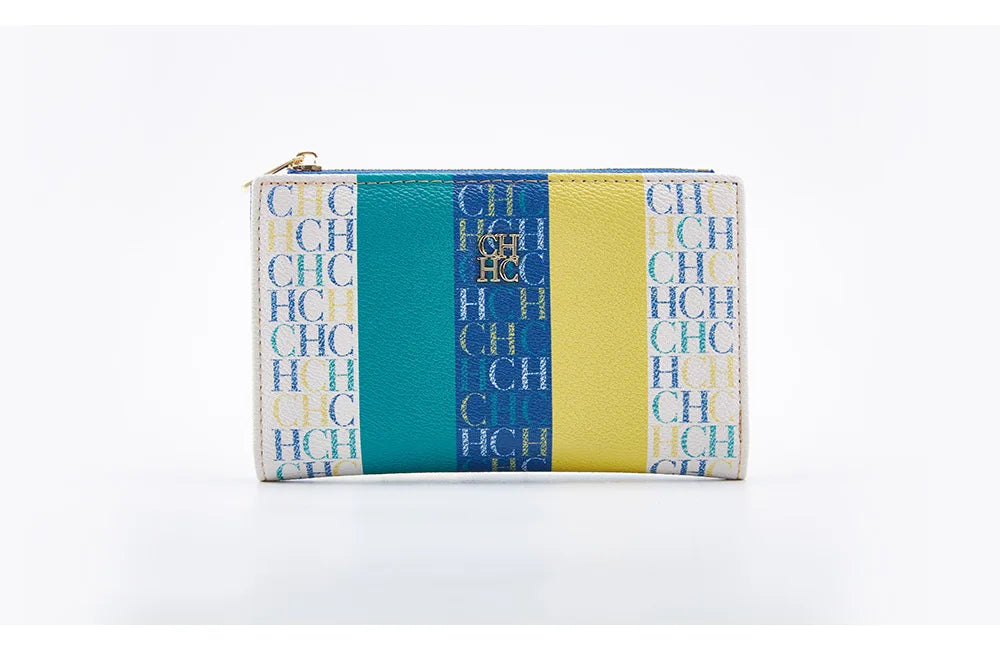 Carolina Herrera NEW Women's Cartoon Long Wallet, Classic PVC Fashion Simple Lightweight All-Match Purse