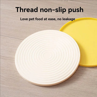 Pet meal mats are leak proof waterproof anti slip dirty and easy to cleanThey are rubber mats for cat and dog bowls and utensils