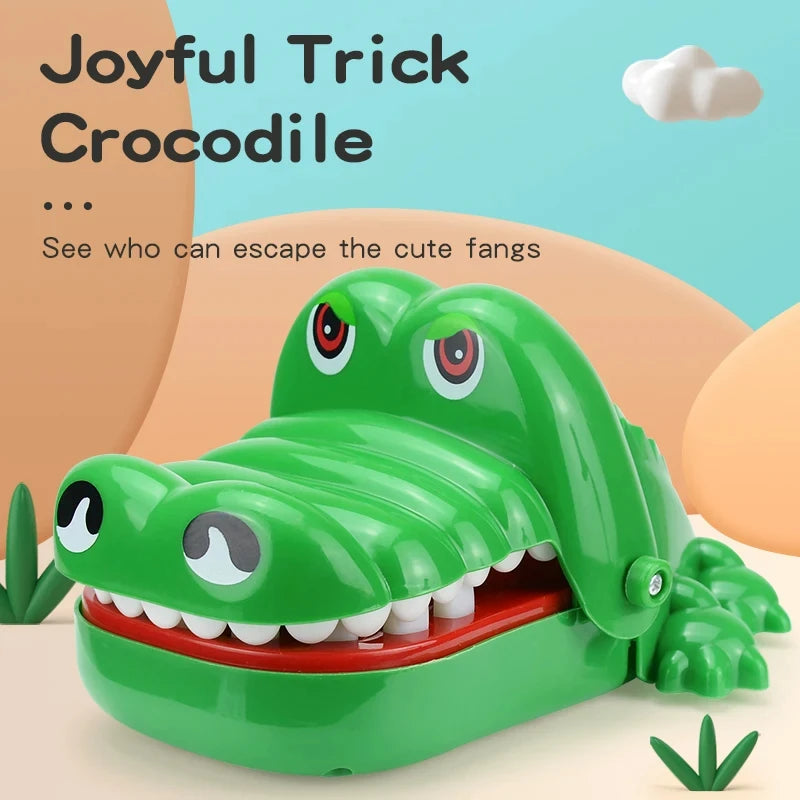 Bite hand crocodile children's toy stress relief toy Bite hand toy parent-child interactive party prank toy