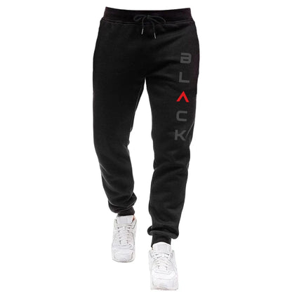 Male Spring Summer Home Outdoor Comfort Tees Set Black Letter Print Mens Tracksuit T-shirt + Pants Urban Causal Sports Outfit