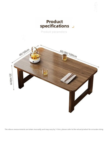bay window table small table Japanese tatami tea table kang table foldable coffee table kang table floor table  low table