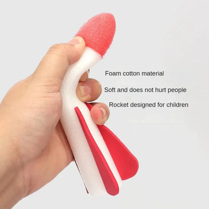 Kids Outdoor Rocket Foot Pump Outdoor Air Pressing Soaring Rocket Suit Jumps Air Powered Rocket Launcher Game Children Toy Gifts