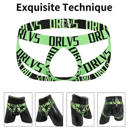 Men's panties thong letter belt double thong sports empty men's T-pants DZ13