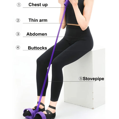 Foot pedaling and stretching device with slimming belly, sit up assist, women's fitness equipment, home use Xiaoyanfei stretchin