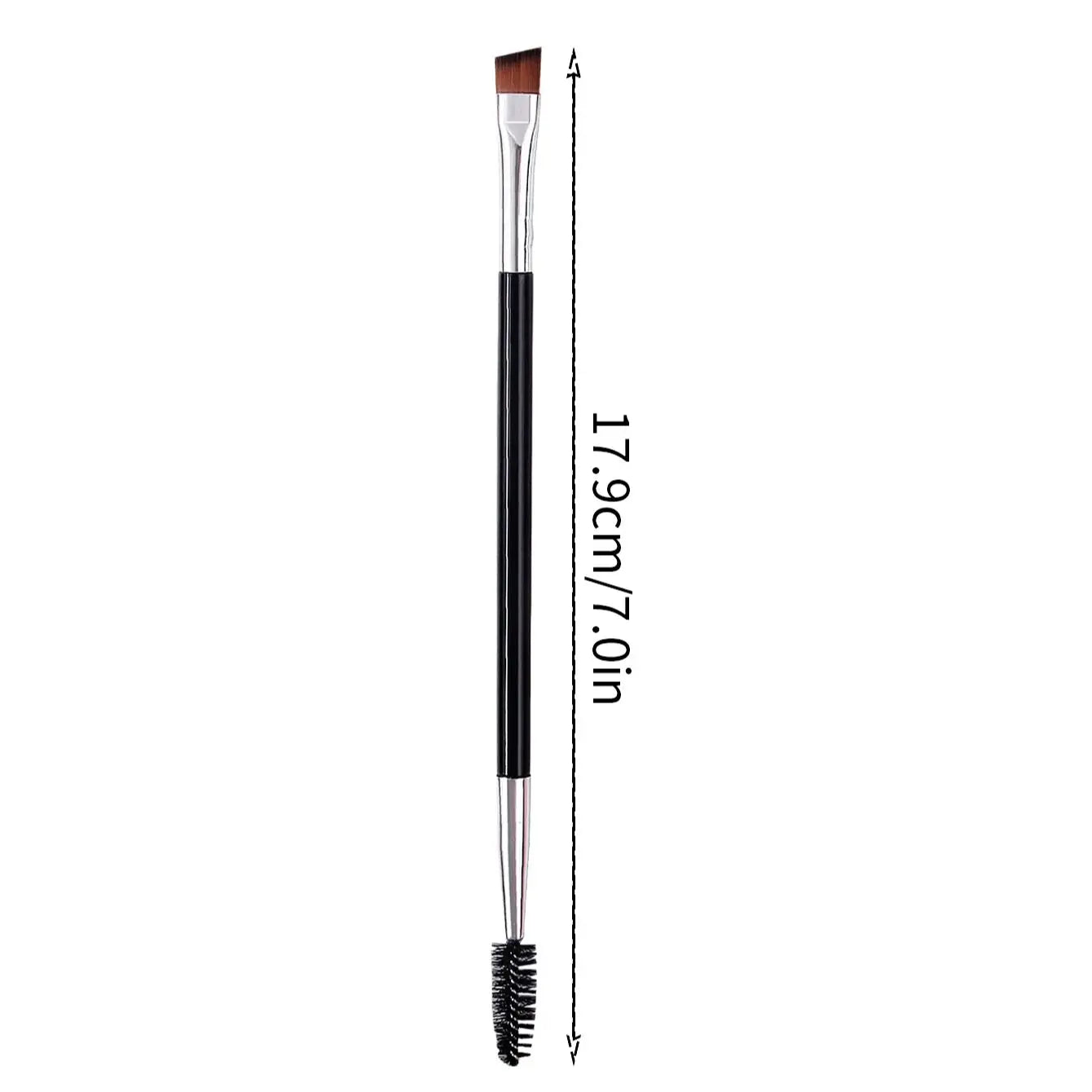 Multi-functional dual-head makeup brush, ultra-fine eyeliner brush, angled eyebrow brush,eyelash brush,professional makeup tools