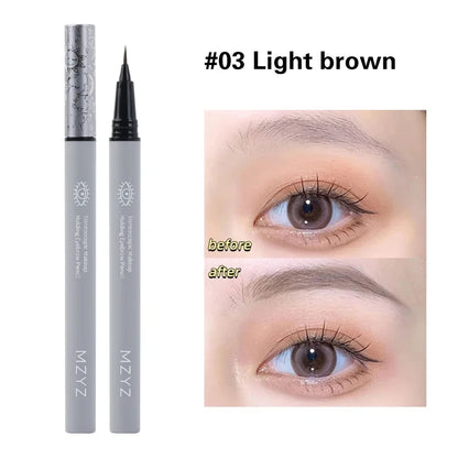 1PCS Ultra-fine Head Smooth Eyebrow Pencil Outline Shadow Lying Silkworm Eyeliner Waterproof Non-smudge Lasting Liquid Brow Pen