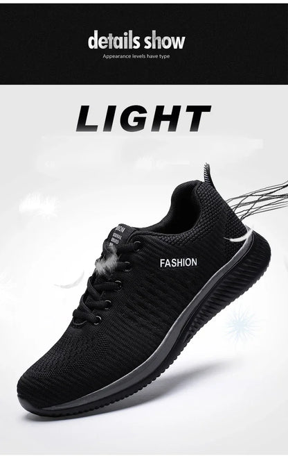 Summer Breathable Men's Casual Shoes Mesh Breathable Man Casual Shoes Fashion Moccasins Lightweight Men Sneakers Hot Sale 36-48