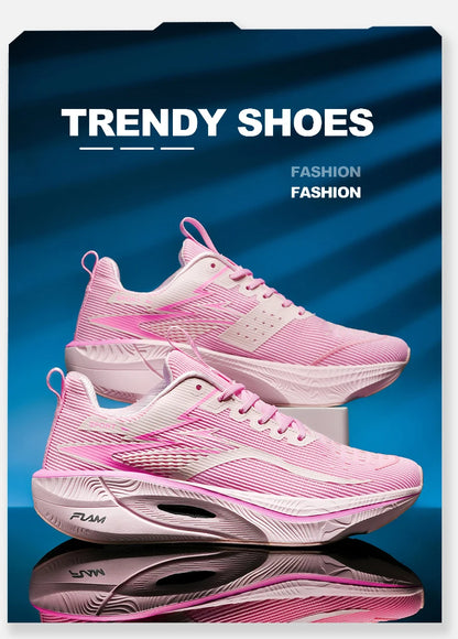 Marathon Sneakers Men Running Shoes Anti-slip Comfortable Racing Carbon Board Training Mesh Tennis Shoes Casual for Women 2026
