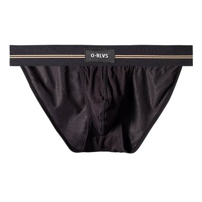 Simple modal men's underwear sports low waist, breathable U convex high fork briefs OR6109