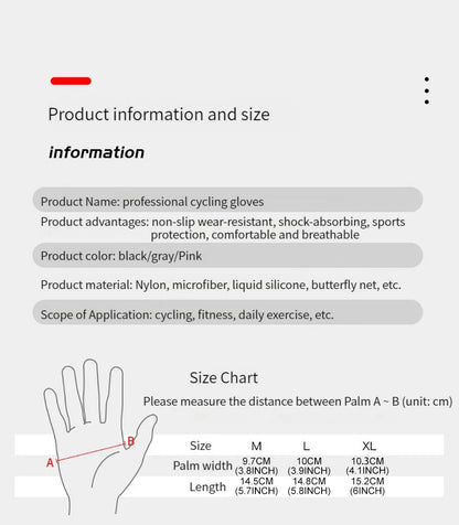 GTUBIKE 1 Pair Gym Body Building Training Fitness Gloves Sports Weight Lifting Exercise Slip-Resistant Gloves for Yoga Gloves